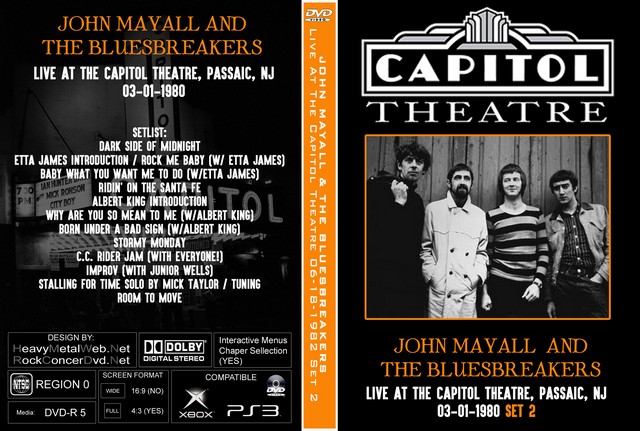 JOHN MAYALL & THE BLUESBREAKERS - Live  Capitol Theatre Passaic NJ 06-18-1982 Set 2 (UPGRADE REMASTERED).jpg